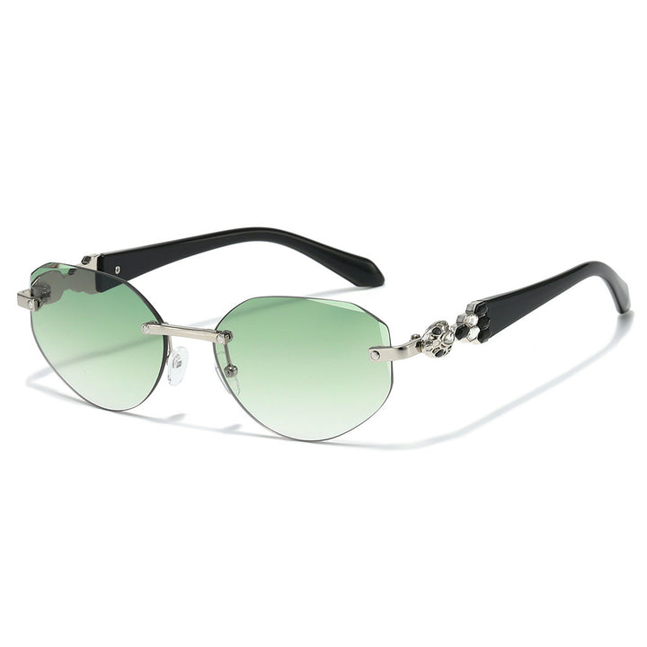 Dekorative Übergroße Schild-Sonnenbrille Karnz