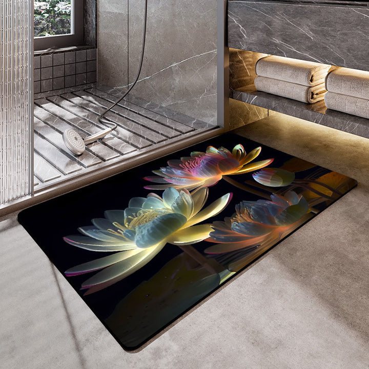 Inspirierender Badezimmer-Bodenmatte Karnz