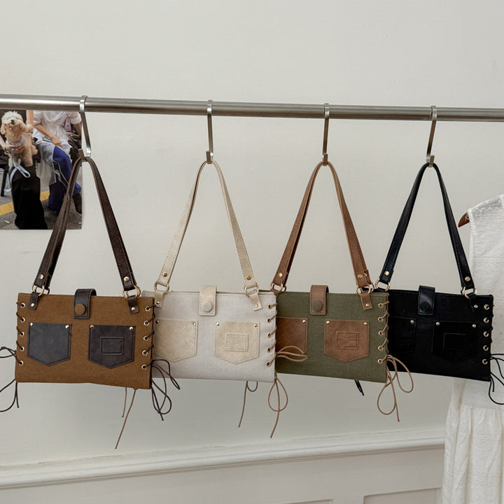 WoElegantly Structured Utility Tote Bag Karnz