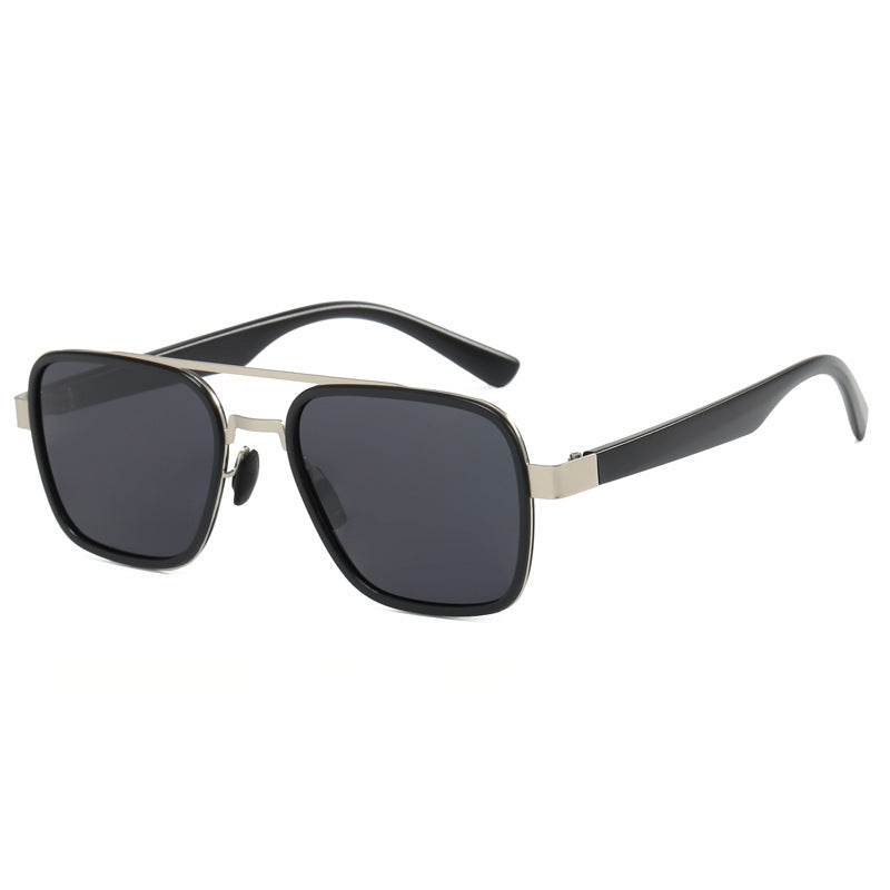 Damen modische Sonnenbrille mit quadratischem Rahmen und innovativen Gläsern Karnz