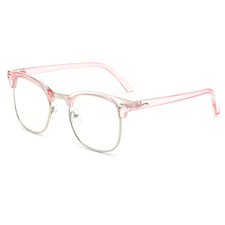 Damen modische Retro-Sonnenbrille mit metallischem Rahmen Karnz