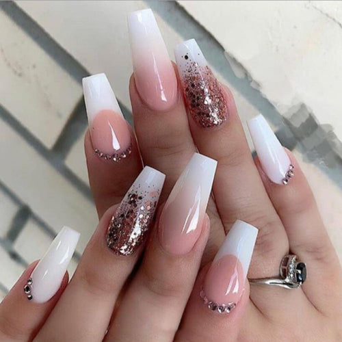 Dekoratives Press-On Nagelset Karnz