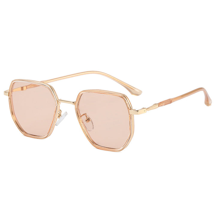 Damen geometrische Sonnenbrille mit elegantem Gläserdesign Karnz