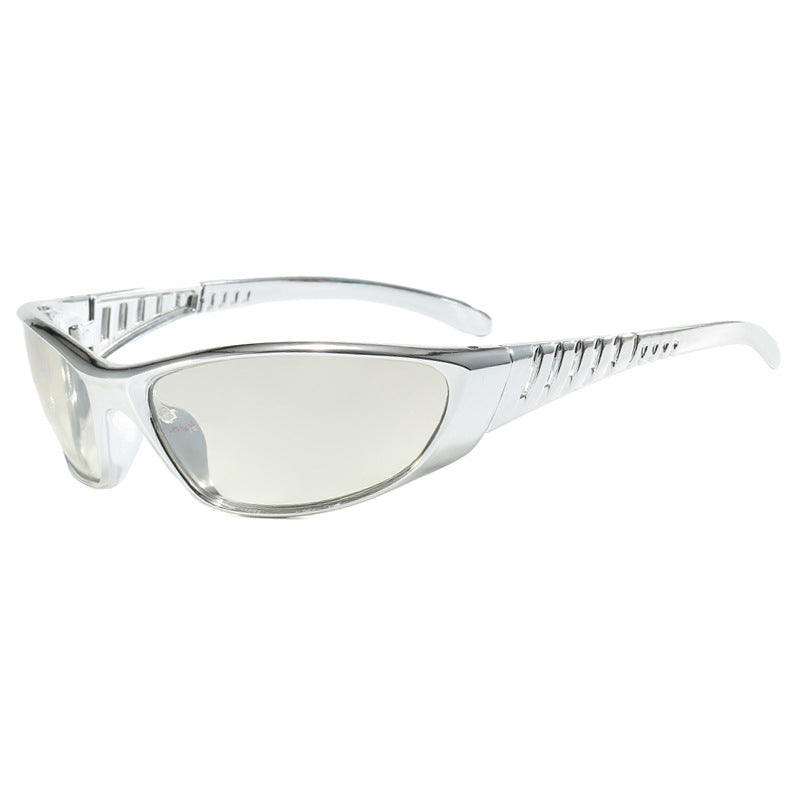 Damen Sportliche Sonnenbrille mit aerodynamischem Design und polarisierenden Gläsern Karnz