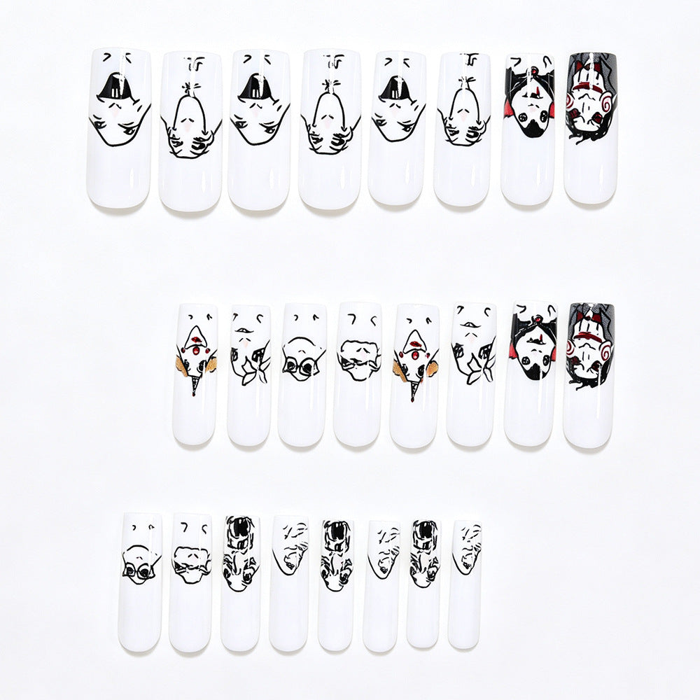 Themen Charakter Nagelkunst Aufkleber Karnz
