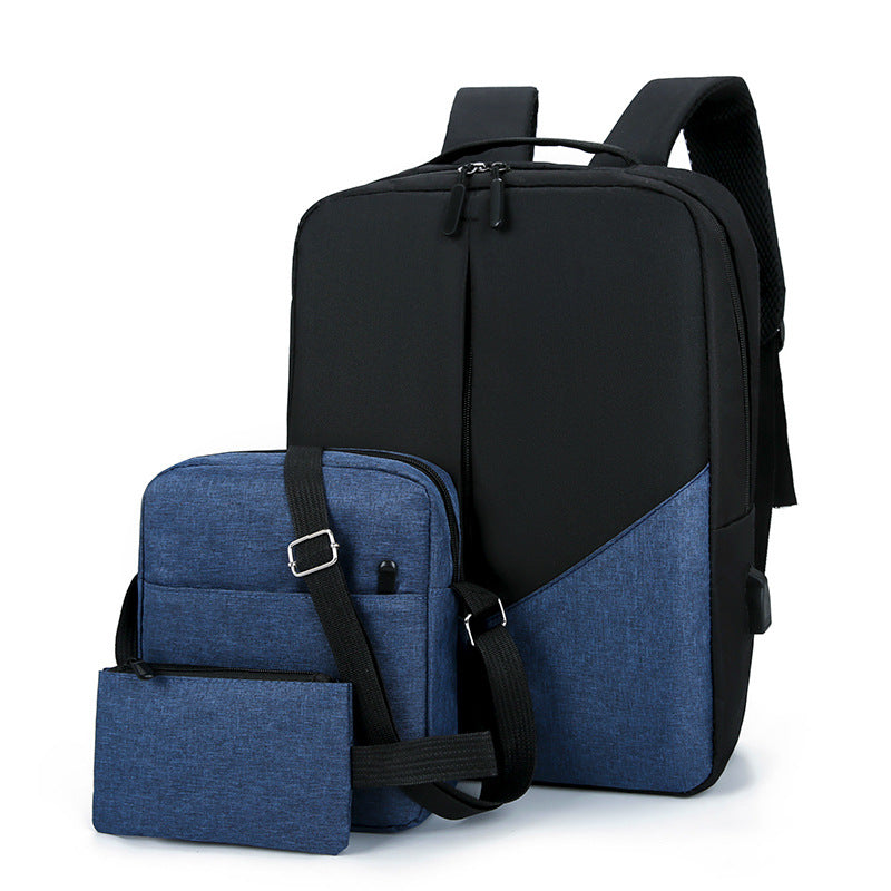 Vielseitiges Multi-Taschen-Laptop-Rucksack-Set Karnz