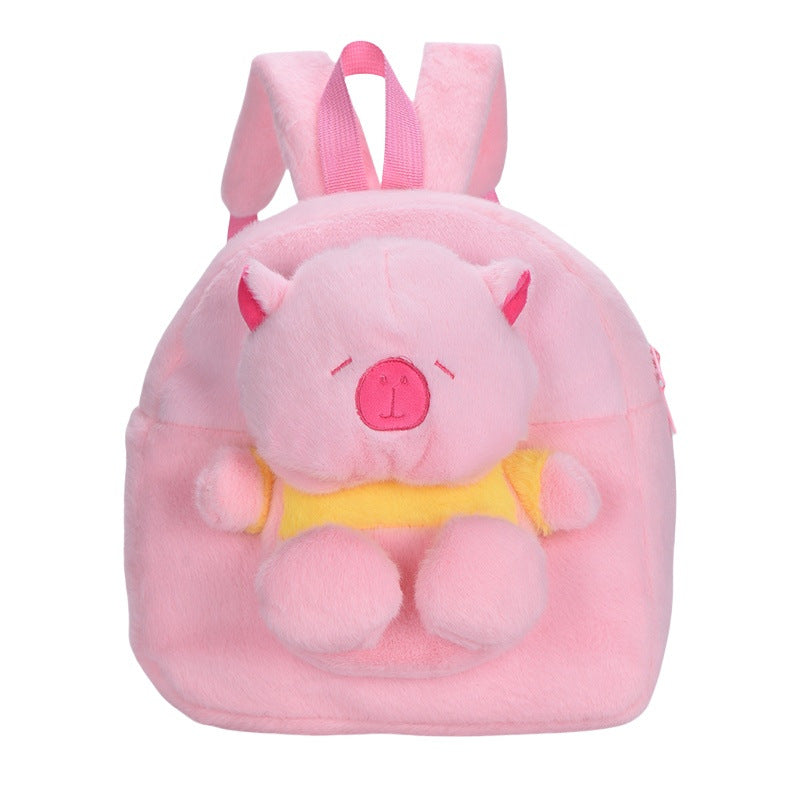 Plüsch Rucksack mit Tierischem Kuschelmotiv Karnz