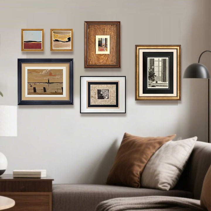 Elegante Galerie Wandkunst Set