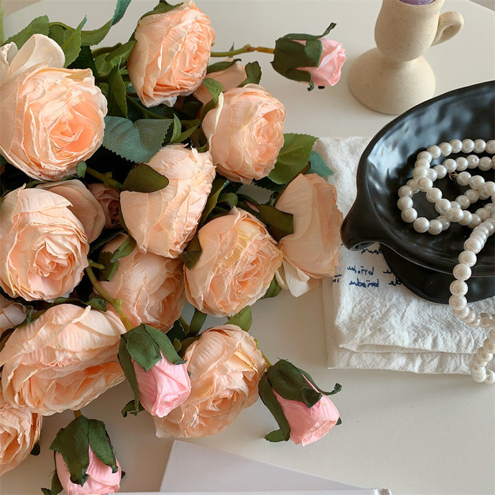 Faux Floral Rose Stiel