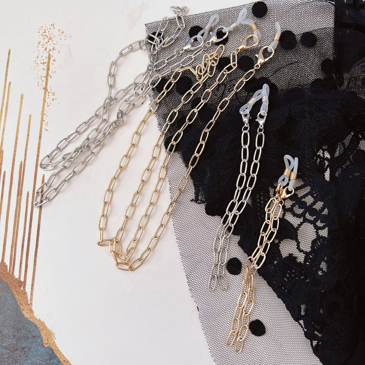 Stylische Lang-Link Brillen Kette Karnz