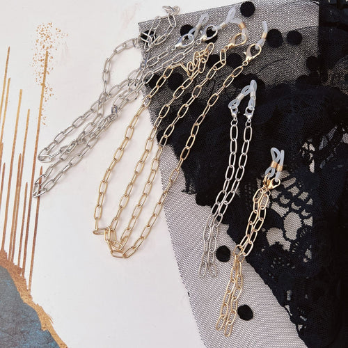 Stylische Lang-Link Brillen Kette Karnz