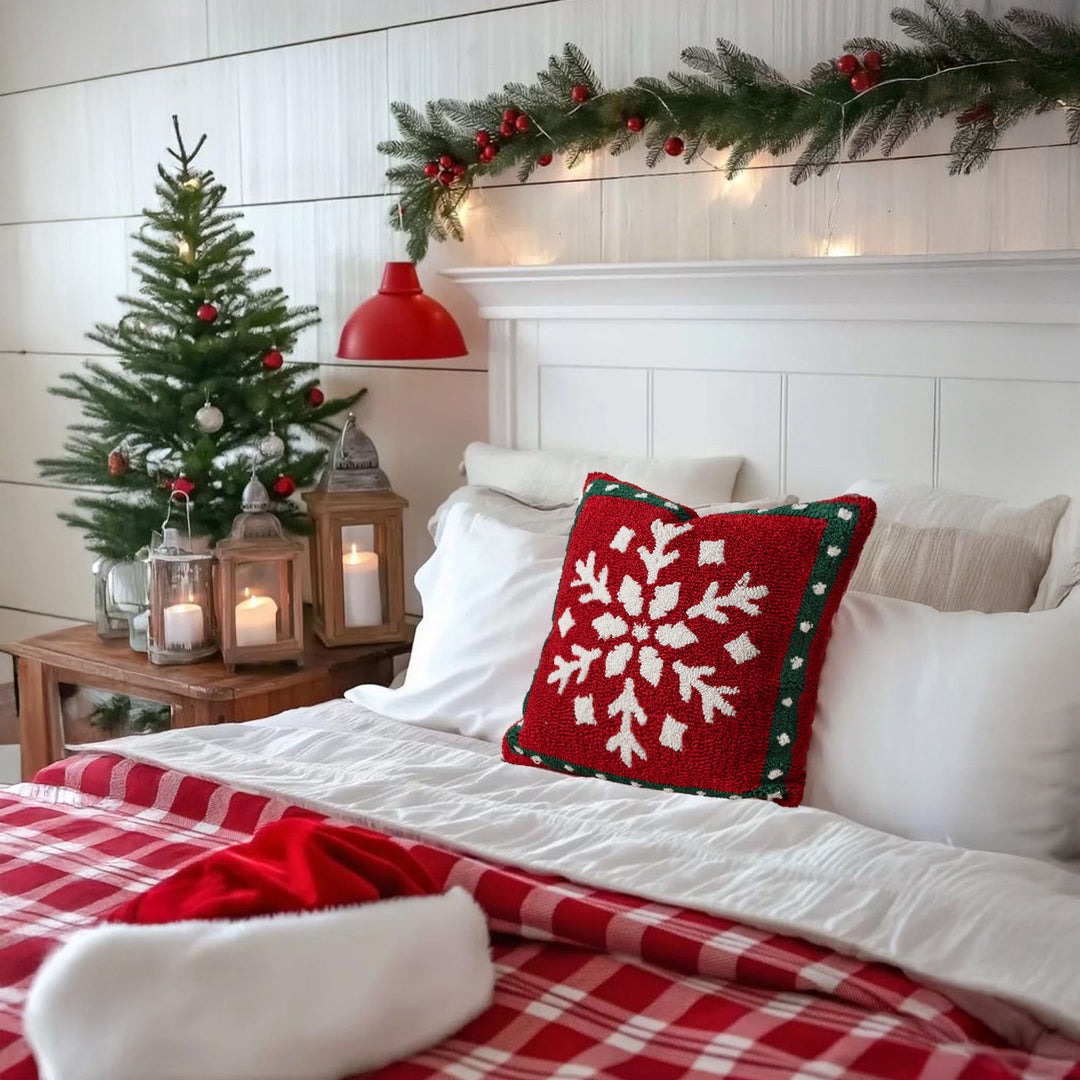Reisekissen im Candy-Cane-Design mit ergonomischer Nackenstütze