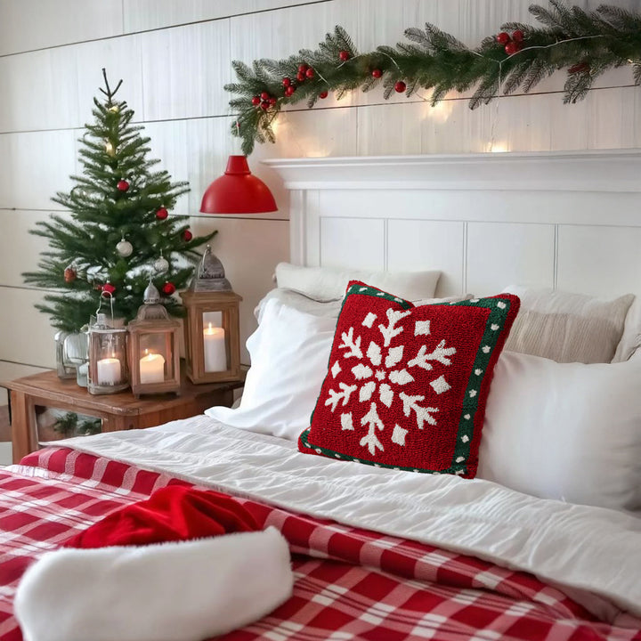 Reisekissen im Candy-Cane-Design mit ergonomischer Nackenstütze