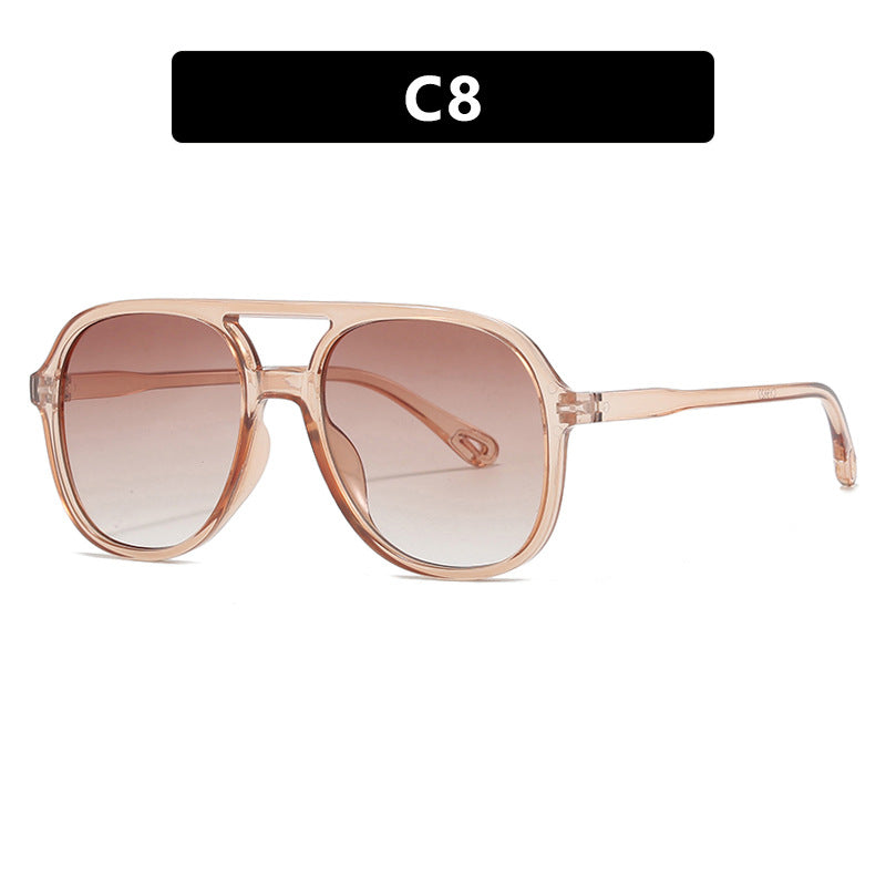 Damen modische Sonnenbrille mit außergewöhnlichem quadratischem Rahmen Karnz