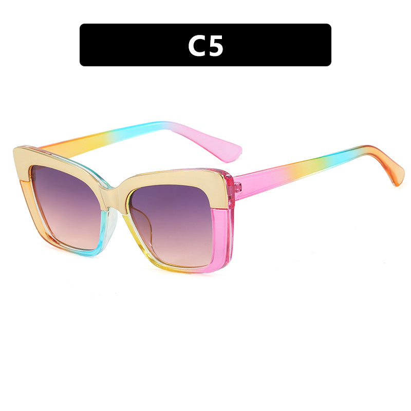 Damen modische Brille im trendigen Geometrie-Design Karnz