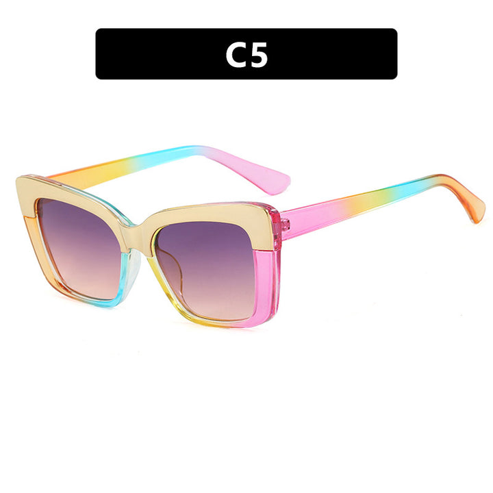 Damen modische Brille im trendigen Geometrie-Design Karnz