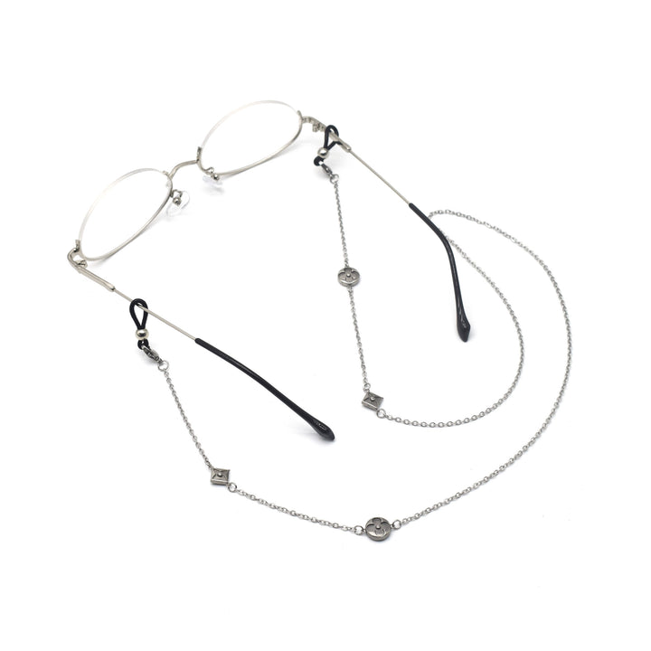 Dekorative Metallbrillen Kette Karnz