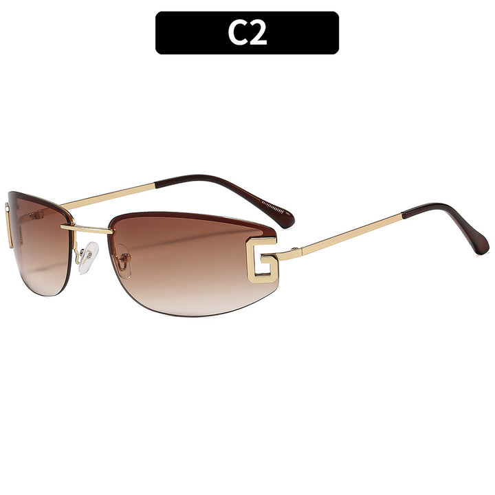 Elegante Übergroße Schild Sonnenbrille