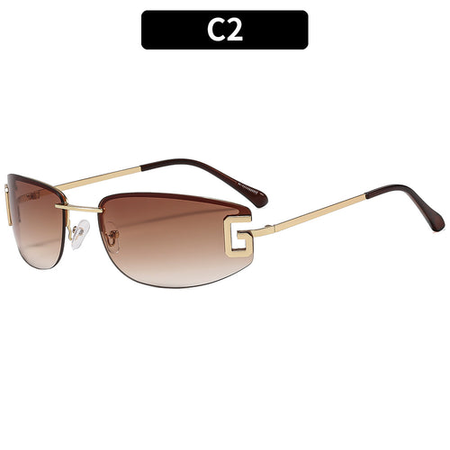 Elegante Übergroße Schild Sonnenbrille