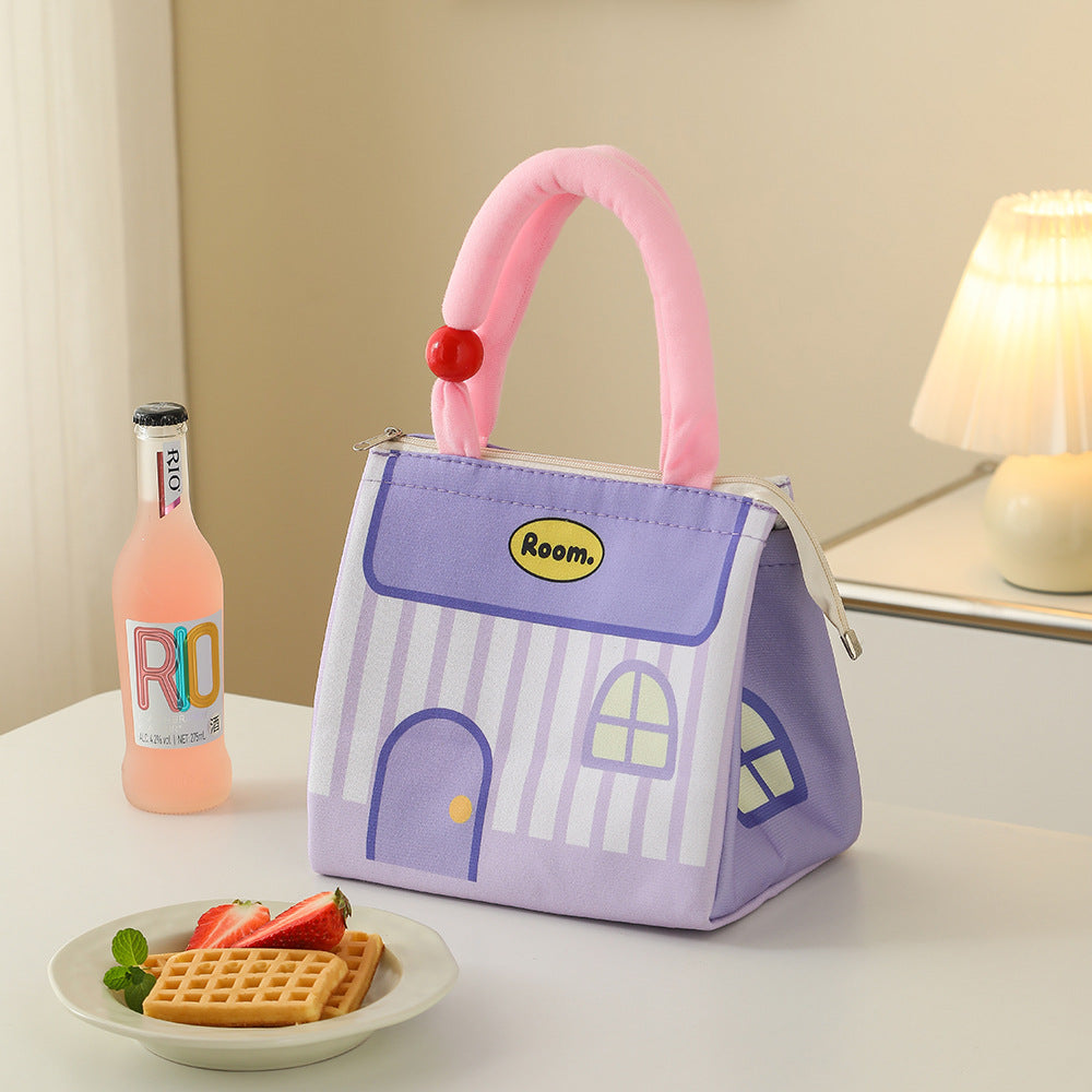 Niedliche hausförmige Lunch Tasche Karnz
