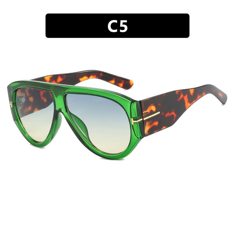 Damen Geometrische Sonnenbrille mit modernem Rahmen und polarisierten Gläsern Karnz
