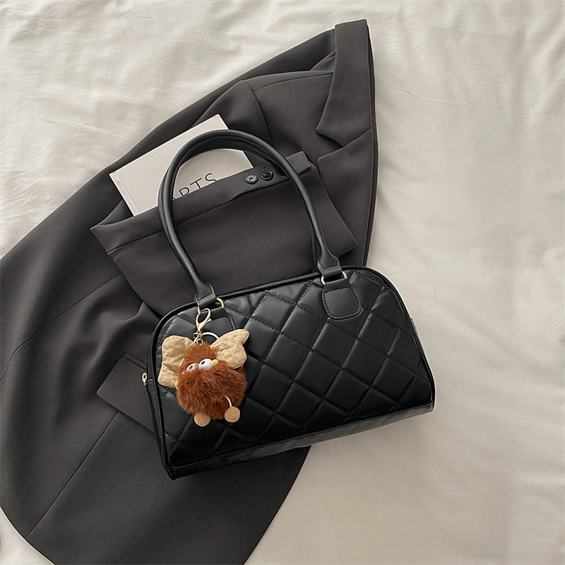 Gepolsterte Kunstleder-Handtasche Karnz