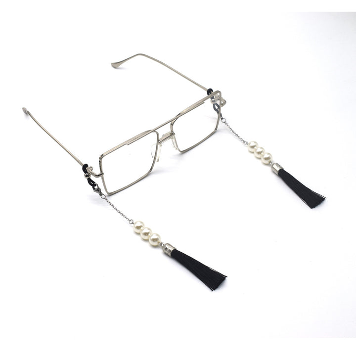 Eleganter Quaste Perlen Brillenhalter Karnz