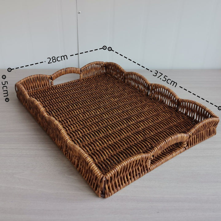 Elegante gewebte Servierplatte Karnz