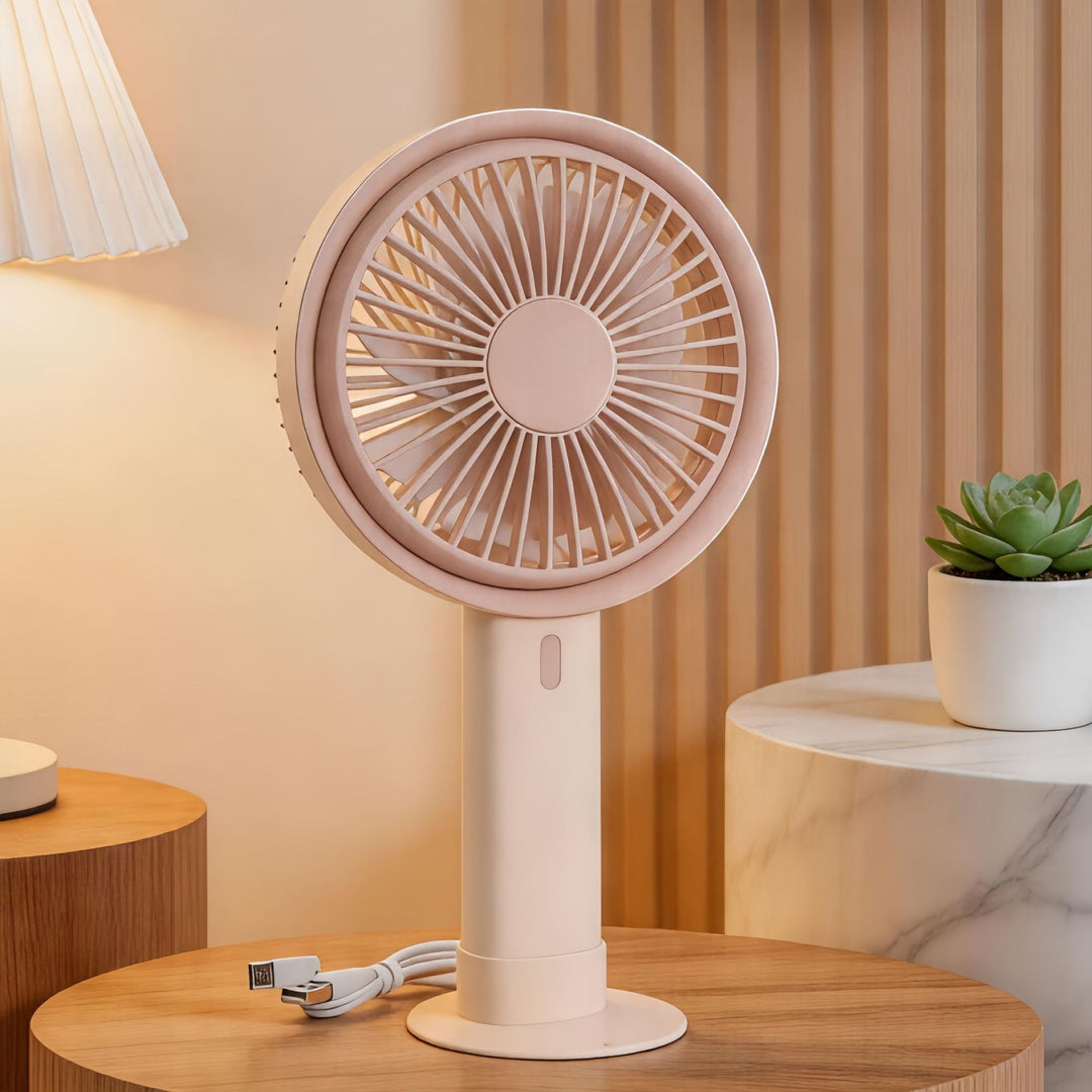 Damen Tragbarer USB Tischventilator mit flexiblem Neigungswinkel Karnz