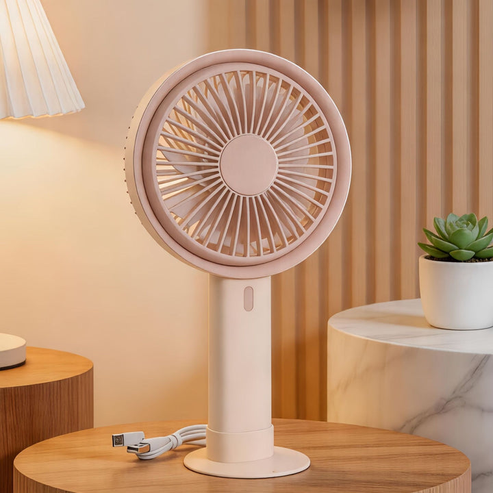 Damen Tragbarer USB Tischventilator mit flexiblem Neigungswinkel Karnz