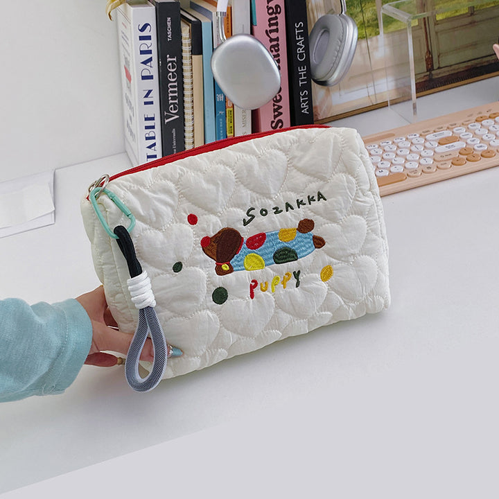 Süßes gesteppter Panda Clutch