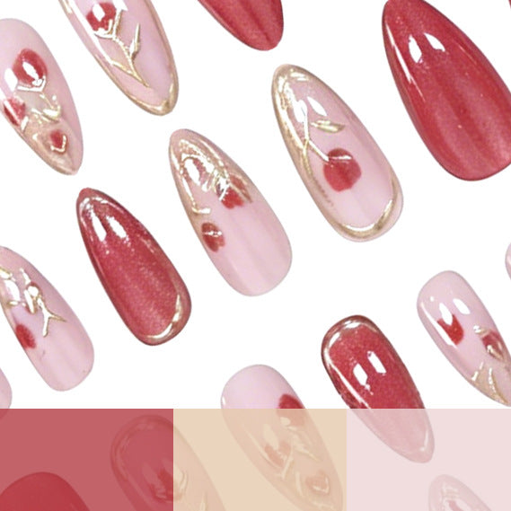 Elegante florale Acryl-Nagelkunst-Verzierungen Karnz 1789915802
