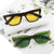 Damen geometrische Designer-Sonnenbrille im modernen Look Karnz
