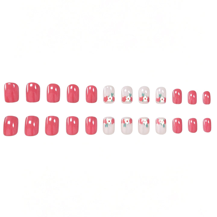 Künstlerische florale Gel-Nagelverstärkungen Karnz