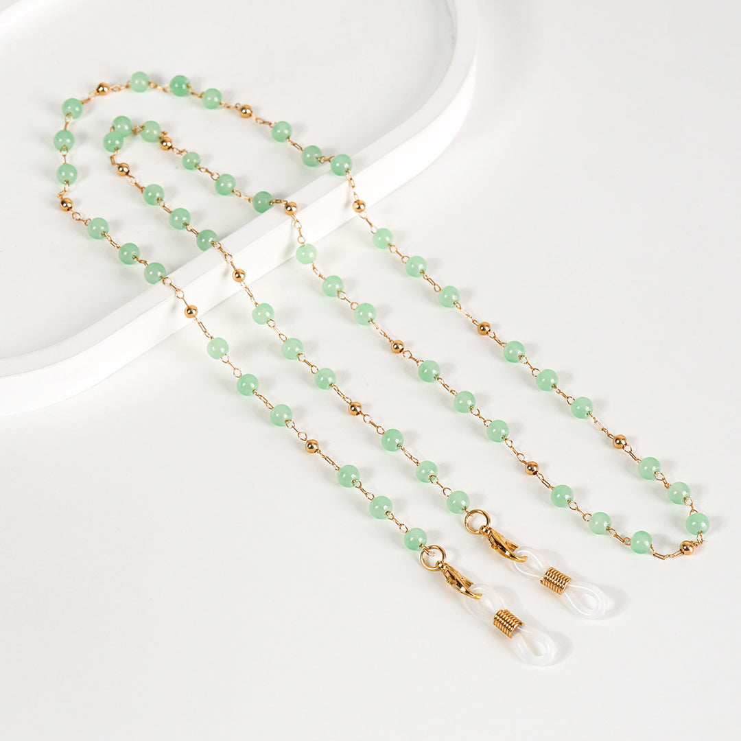 Beaded Eyewear Retainer Chain Karnz