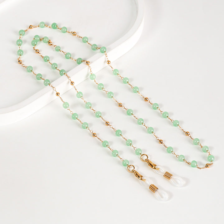Beaded Eyewear Retainer Chain Karnz