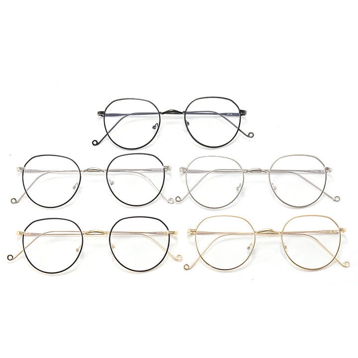 Damen modische Brille mit eleganter ovaler Rahmenform Karnz