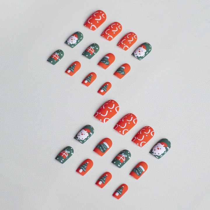Festliche Winter Themen Nagelkunst