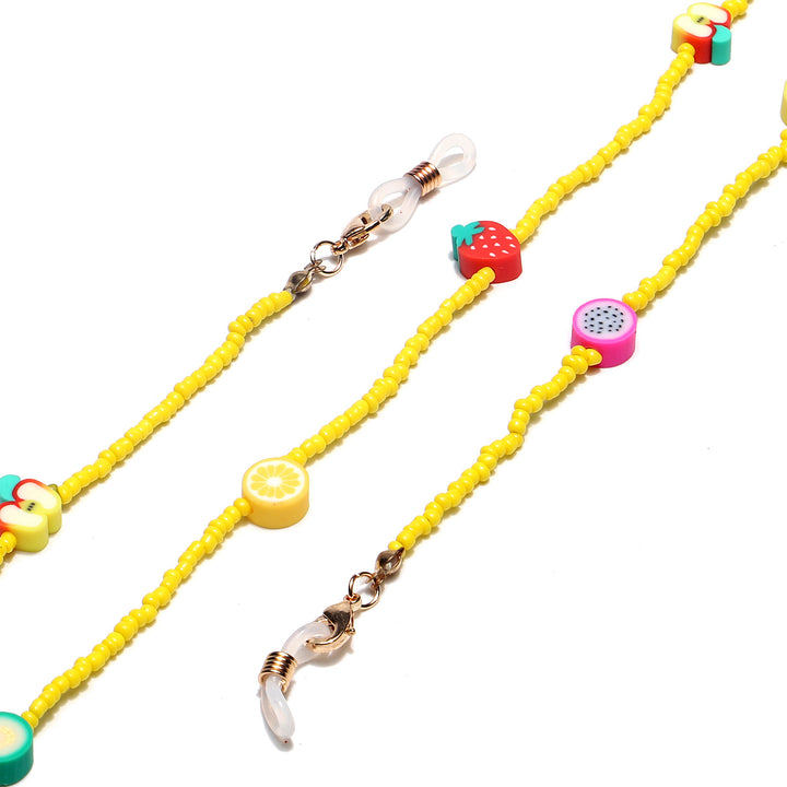 Bunte Obst-Themen Brillen-Kette Karnz