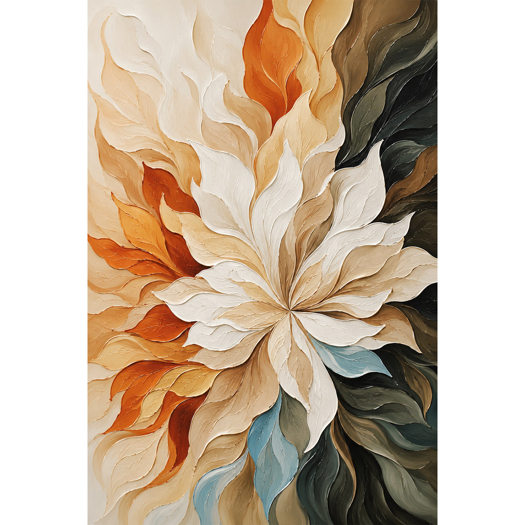 Künstlerisches Blatt Leinwandkunstwerk