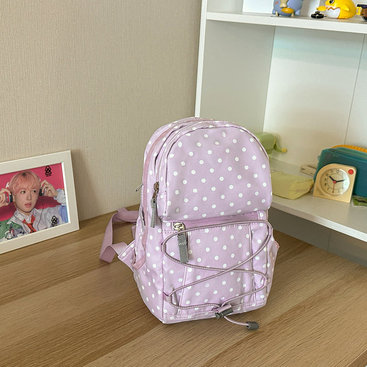 Stylischer Polka-Dots-Rucksack Karnz
