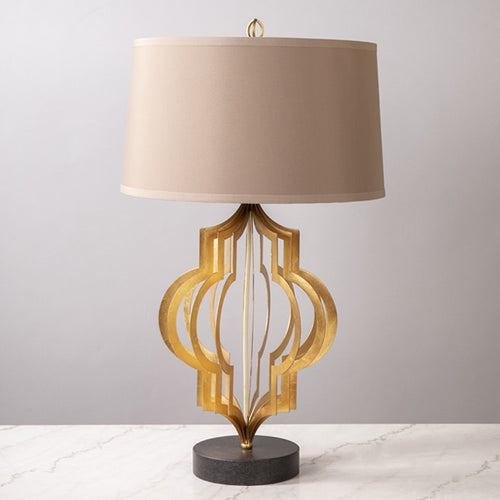 Dekorative Tischlampe mit künstlerischem Design