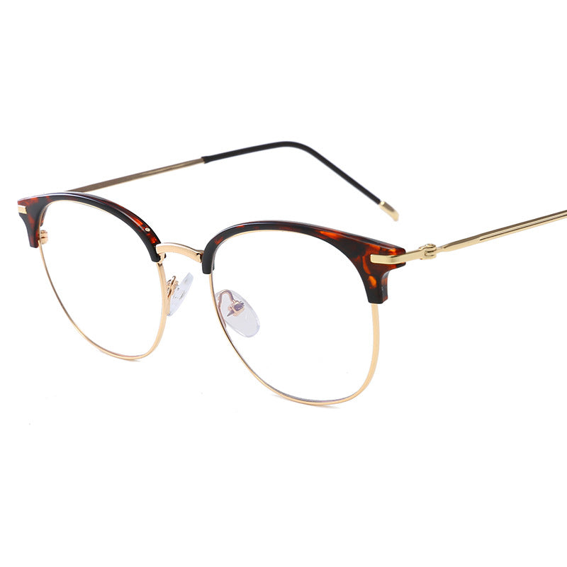 Damen modische cat-eye Brille mit filigranem Metallrahmen Karnz