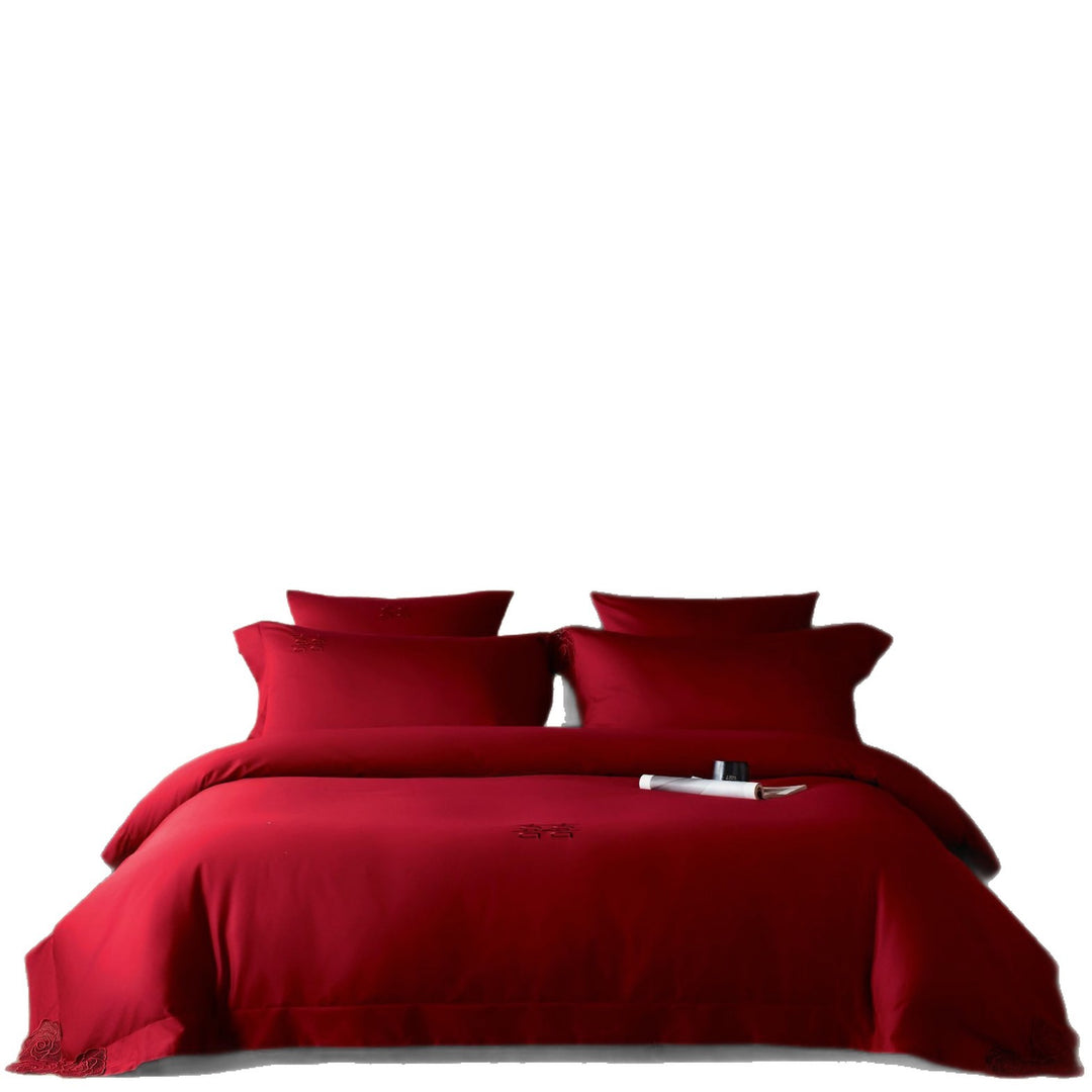 Premium-Baumwollsatin-Bettwäsche-Set
