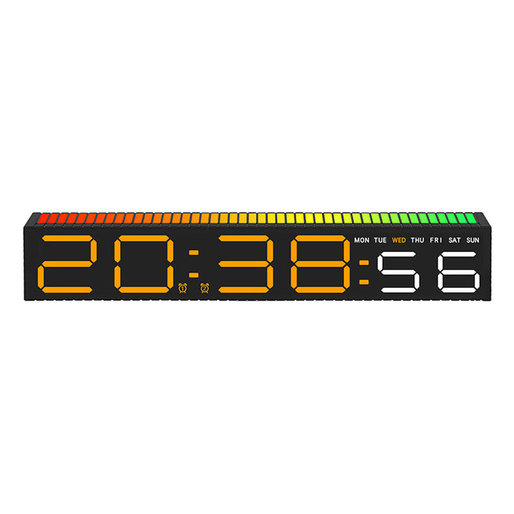 Digitaluhr mit Kalender und Wochentagsanzeige Karnz