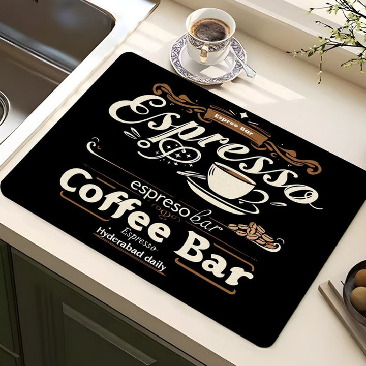 Kaffee-Themen Küche Anti-Ermüdungsmatte