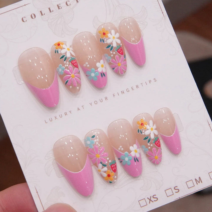 Floral Design Press-On Nagelset