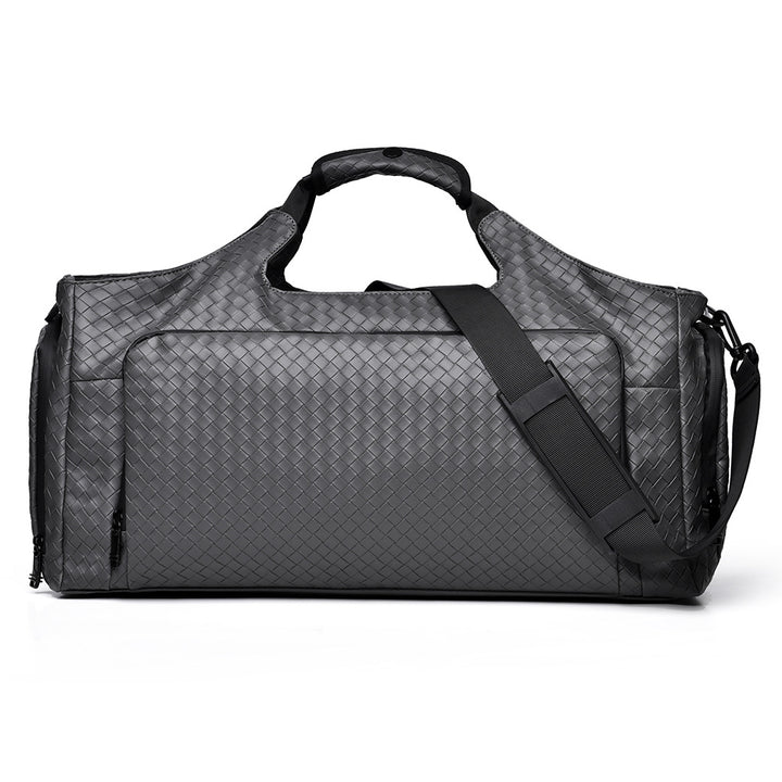 Gewebte Leder Reise-Duffel-Tasche Karnz