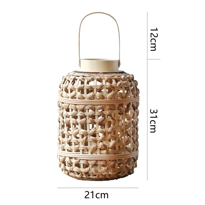 Dekorativer Rattan-Laterne Karnz