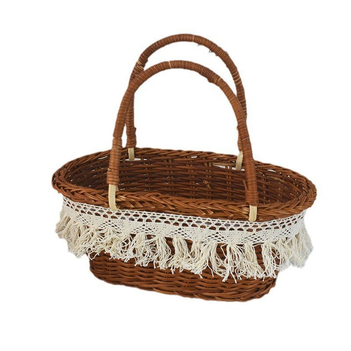 Stylischer Korb Picknickkorb Karnz